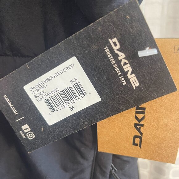 Dakine Black Cruiser Insulated Crew Pullover Shirt Jacket Unisex Size M - Picture 4 of 9